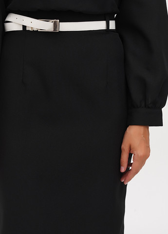 Черное кэжуал платье футляр Dioni однотонное