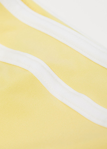 Желтые купальные трусики-плавки однотонные H&M