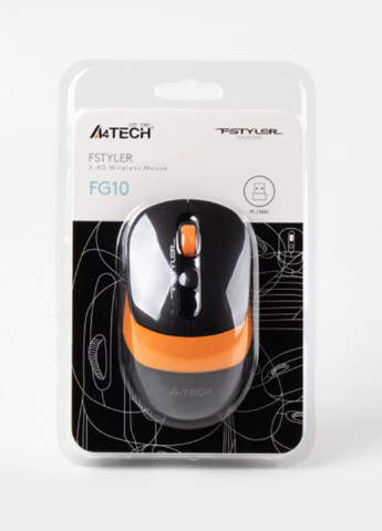 Миша бездротова A4Tech fg10 (orange) (138665992)