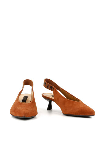 Le'BERDES Туфлі слінгбекі коричневий з натуральна замша, україна — літо (360795613)