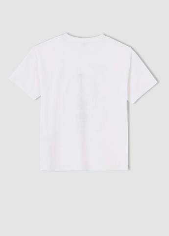 Біла літня футболка(2шт) DeFacto