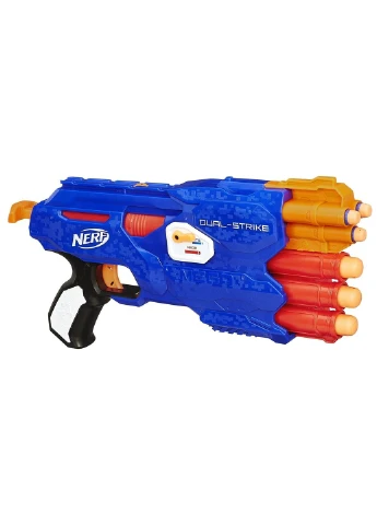 Бластер Nerf N-Strike Elite and Mega DualStrike Blaster Двойной выстрел (B4619) Hasbro (255254303)