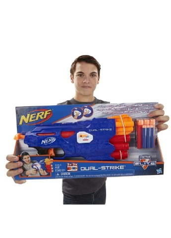 Бластер Nerf N-Strike Elite and Mega DualStrike Blaster Двойной выстрел (B4619) Hasbro (255254303)