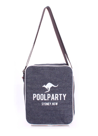 Мужская джинсовая сумка 22х28х6 см PoolParty (210338298)