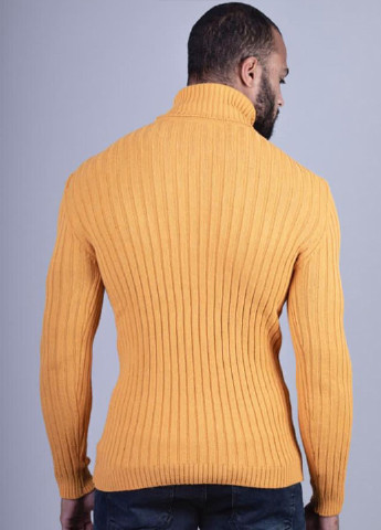 Светло-оранжевый демисезонный свитер Eksibir