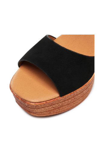 Черные сандалі clara barson Clara Barson с ремешком с тиснением