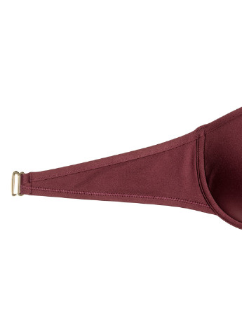 Бордовый летний купальник (лиф, трусы) бикини H&M