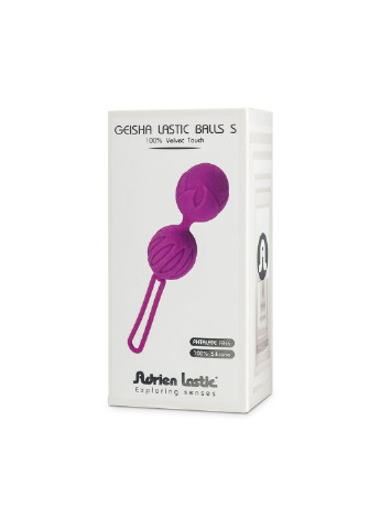 Вагінальні кульки Geisha Lastic Balls Mini Magenta (S), діаметр 3,4 см, вага 85 г Adrien Lastic (254973558)