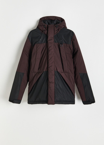 Темно-коричневая зимняя куртка Reserved