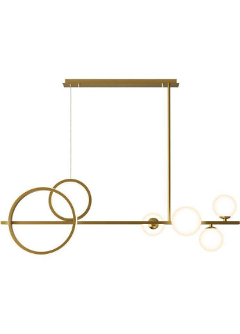 Люстра потолочная на 4 лампочки D6607/1200-gd-k Золото 35х25х120 см. Sunnysky (253122164)