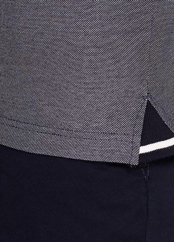 Серо-синяя футболка-поло для мужчин Pierre Cardin с логотипом