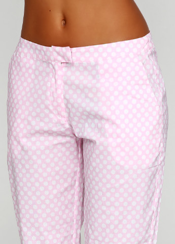 Розовые кэжуал летние прямые брюки Silvian Heach