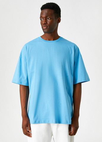 Голубая футболка KOTON