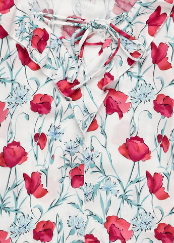 Белое кэжуал платье Mamalicious с цветочным принтом