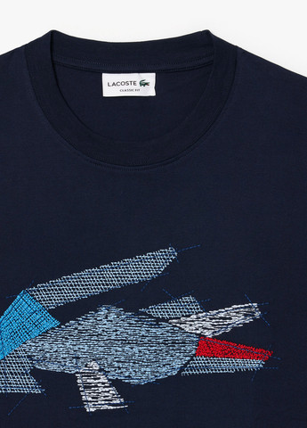 Индиго футболка Lacoste