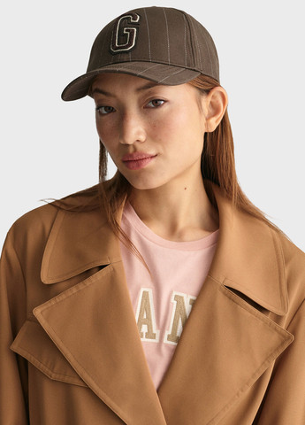 Коричневое демисезонное Пальто однобортное Gant