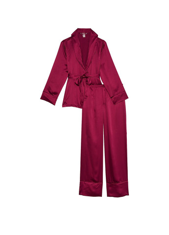 Бордовая всесезон пижама (рубашка, брюки) рубашка + брюки Victoria's Secret