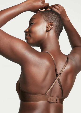 Коричневый демисезонный комплект (бюстгальтер, трусики) Victoria's Secret