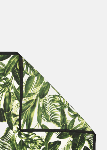 Платок H&M рисунок зелёный кэжуал полиэстер