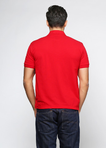 Красная футболка-поло для мужчин Sol's однотонная