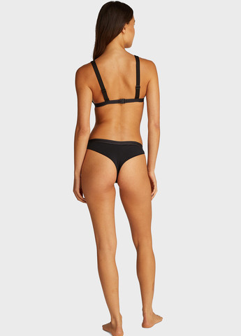 Черные купальные трусики с логотипом Tommy Hilfiger