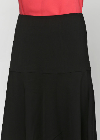 Черная кэжуал однотонная юбка Emporio Armani годе