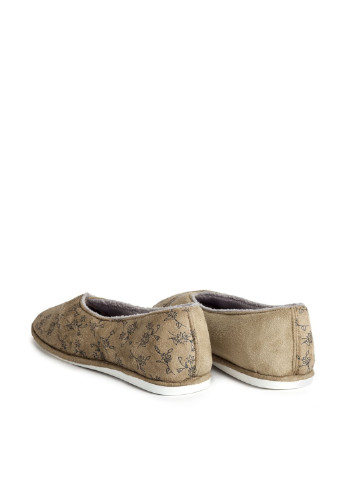 Бежевые тапочки Oldcom