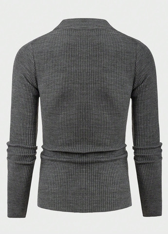 Темно-серый демисезонный джемпер джемпер SHEIN