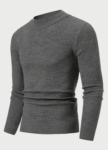 Темно-серый демисезонный джемпер джемпер SHEIN