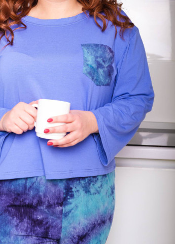 Комбинированная всесезон нежная женская пижама No Brand