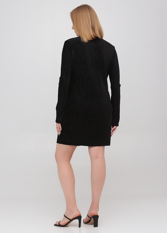 Чорна кежуал сукня а-силует, сукня-водолазка Weekday однотонна