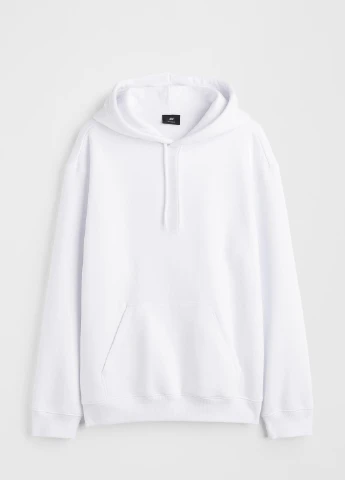 Худі фліс,білий, H&M (255170769)