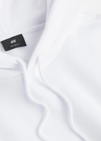 Худі фліс,білий, H&M (255170769)
