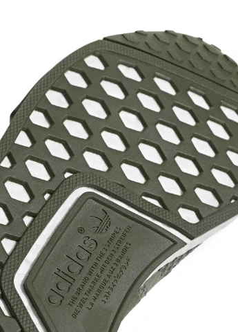 Оливковые (хаки) демисезонные кроссовки adidas NMD