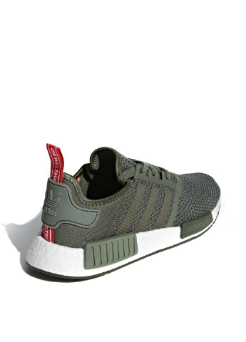 Оливковые (хаки) демисезонные кроссовки adidas NMD