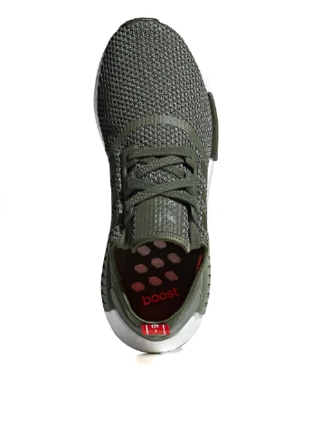 Оливковые (хаки) демисезонные кроссовки adidas NMD