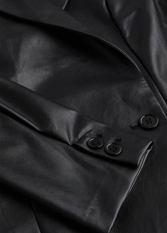 Чорна кежуал сукня сукня-жакет H&M однотонна