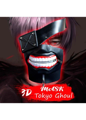 Маска Bioworld Kaneki Ken Кен Канеки - Токийский Гуль Косплей (250150817)