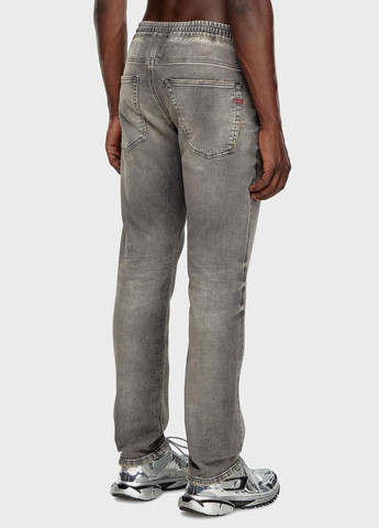 Серые демисезонные свободные джинсы Diesel