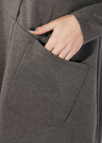 Серое кэжуал платье IMOGEN меланжевое