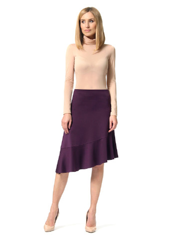 Фиолетовая кэжуал юбка Lada Lucci а-силуэта (трапеция)