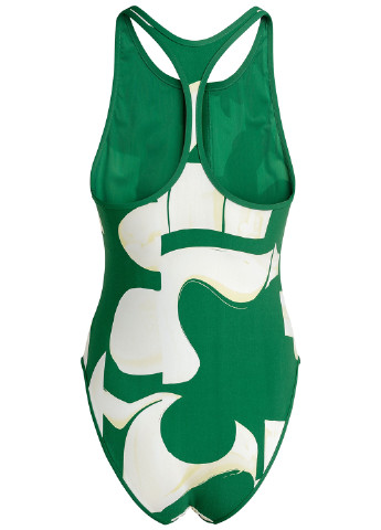 Зеленый летний купальник слитный H&M