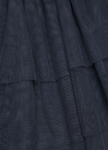 Темно-синяя кэжуал однотонная юбка Coccodrillo клешированная