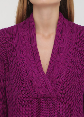 Пурпурный демисезонный пуловер пуловер Ralph Lauren