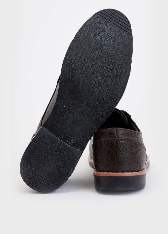 Коричневые кэжуал туфли DeFacto на шнурках