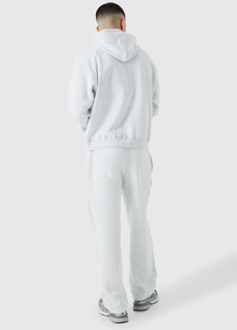 Світло-сірий демісезонний костюм (худі, штани) брючний Boohoo