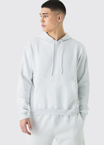 Світло-сірий демісезонний костюм (худі, штани) брючний Boohoo