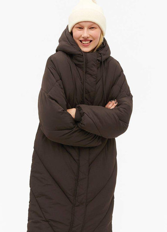 Темно-коричневая демисезонная куртка Monki