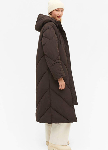 Темно-коричневая демисезонная куртка Monki