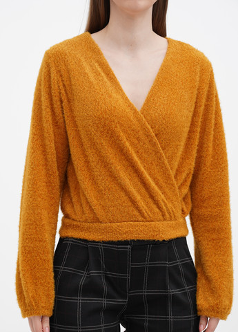 Оранжевый демисезонный пуловер пуловер Calliope
